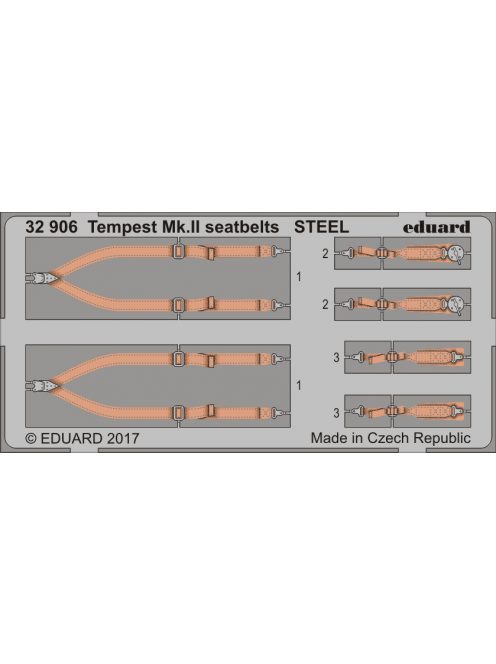 Eduard - Tempest Mk.II Seatbelts Steel for Special Hobby