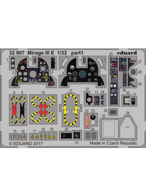 Eduard - Mirage III E for Italeri 