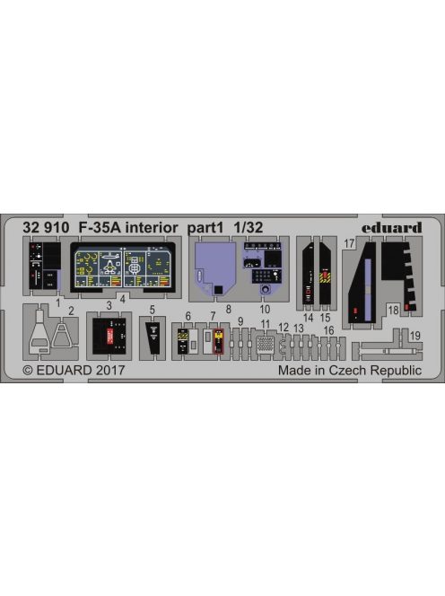 Eduard - F-35A Interior for Italeri 