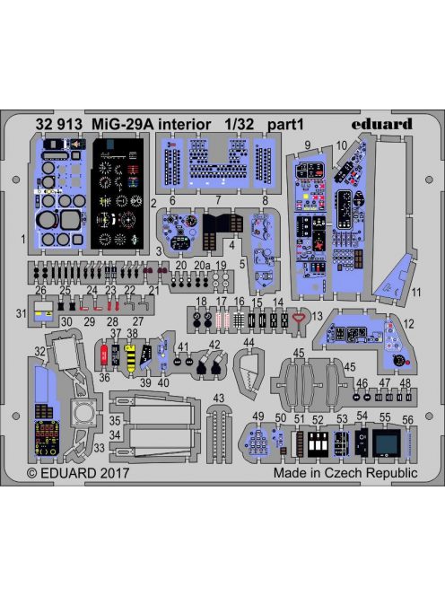 Eduard - MiG-29A Interior for Trumpeter