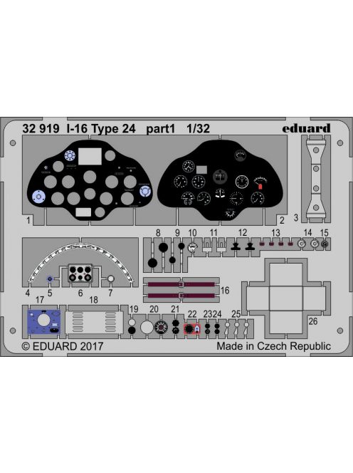 Eduard - I-16 Type 24 for ICM 