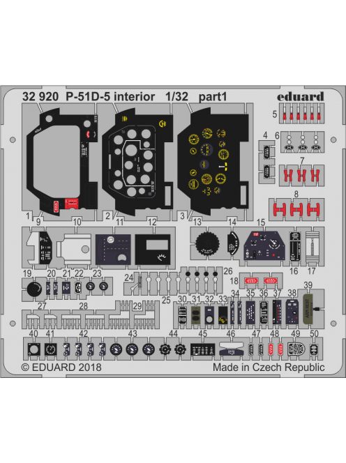 Eduard - P-51D-5 Interior for Revell