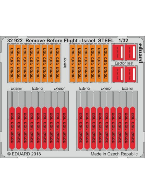 Eduard - Remove Before Flight-Israel Stell 