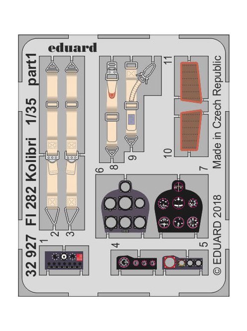 Eduard - Fi 282 Kolibri for Miniart 