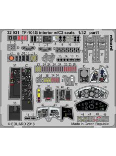 Eduard - TF-104G Interior W/C2 Seats for Italeri 