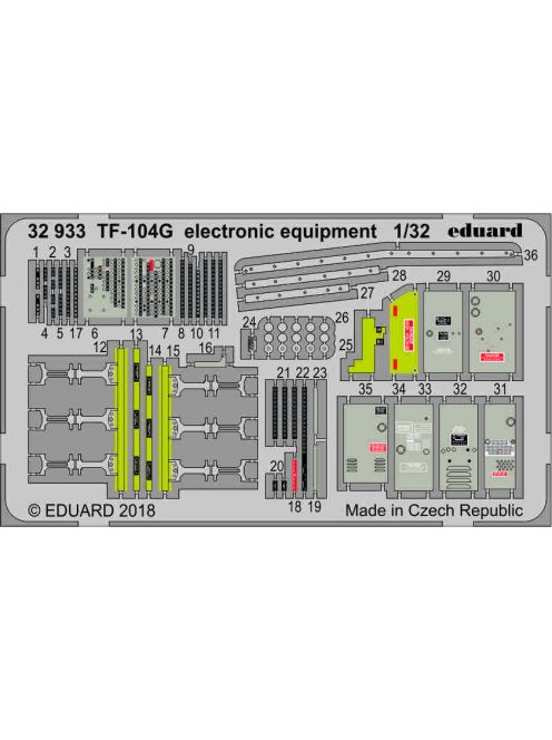 Eduard - TF-104G Electronic Equipment for Italeri 