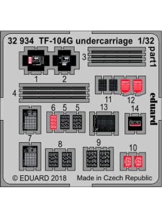 Eduard - TF-104G Undercarriage for Italeri 