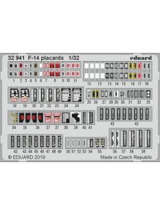 Eduard - F-14 Placards for Tamiya