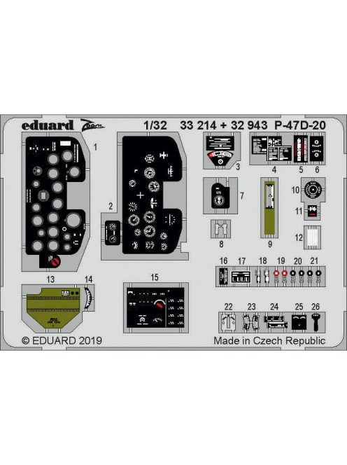 Eduard - P-47D-20 Interior for Trumpeter