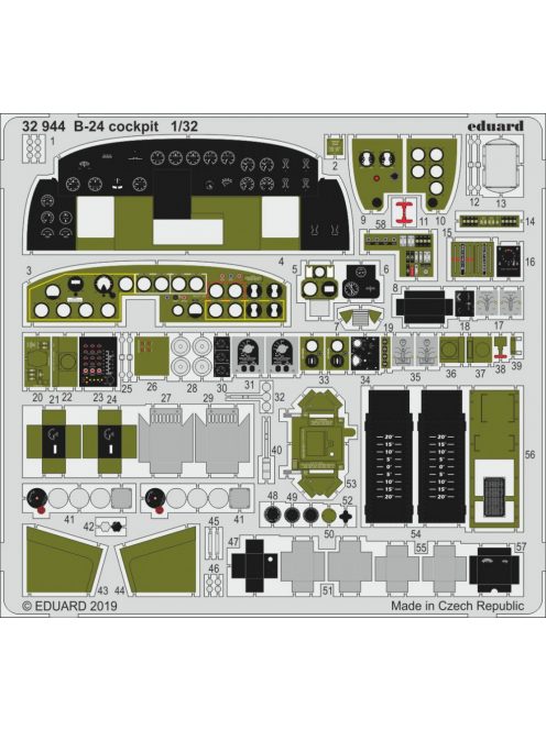 Eduard - B-24 Cockpit for Hobbyboss