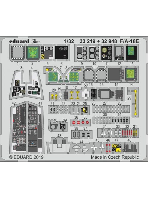 Eduard - F/A-18E Interior for Revell