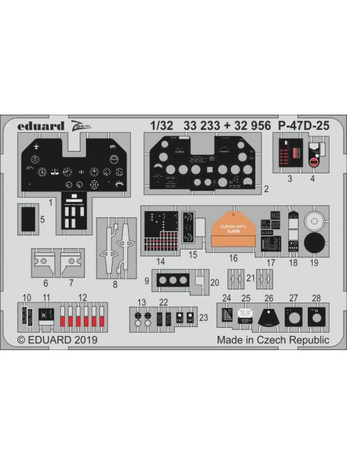 Eduard - P-47D-25 Interior for Hasegawa 