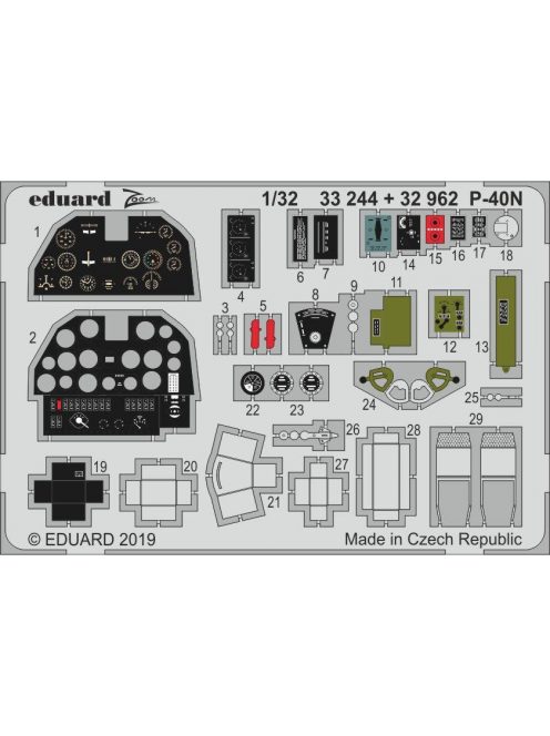 Eduard - P-40N Interior for Trumpeter