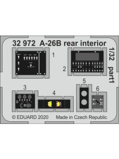 Eduard - A-26B rear interior Hobby Boss