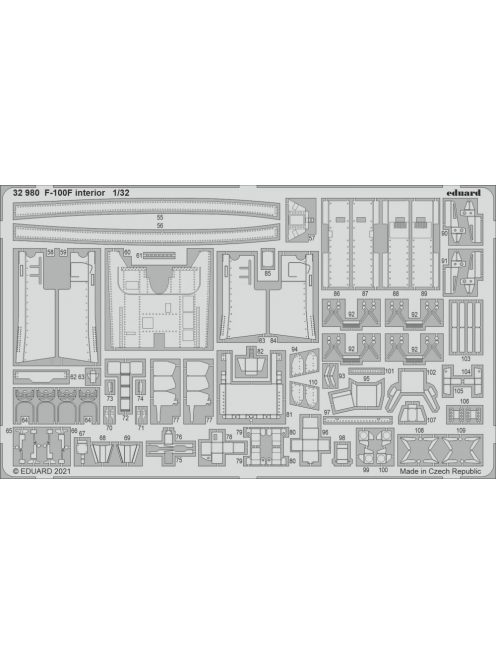 Eduard - F-100F interior for Trumpeter