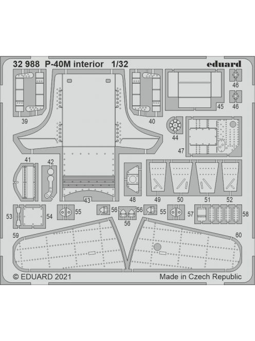 Eduard - P-40M interior for TRUMPETER