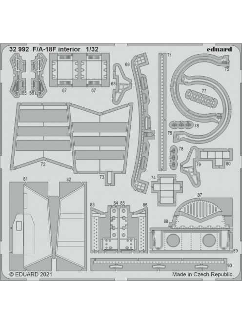 Eduard - F/A-18F Interior, For Revell