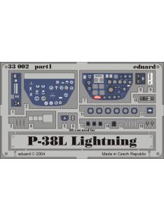 Eduard - P-38L dashboard for Trumpeter