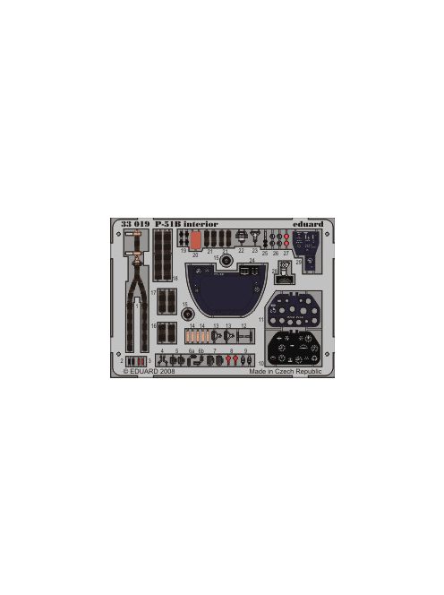 Eduard - P-51B Interior S.A. Zoom for Trumpeter