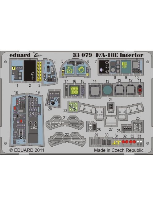 Eduard - F/A-18E Interior S.A. for Trumpeter