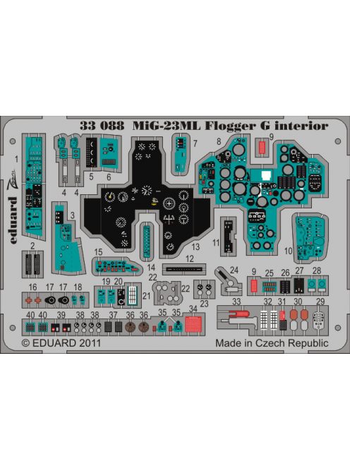 Eduard - Mig-23Ml Flogger G Interior S.A. for Trumpeter