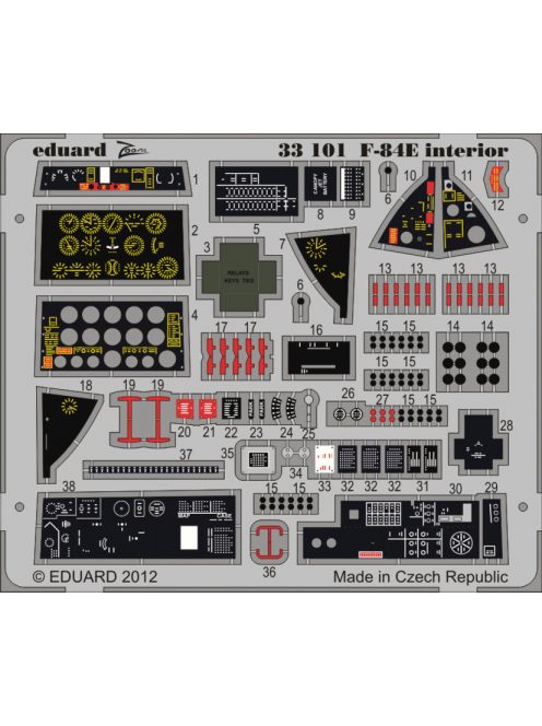 Eduard - F-84E Interior S.A. for Hobbyboss