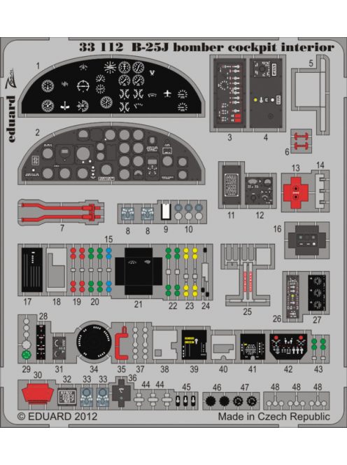 Eduard - B-25J Bomber Cockpit Interior for Hk M. 