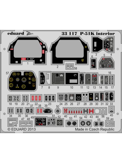 Eduard - P-51K Interior S.A. for Tamiya