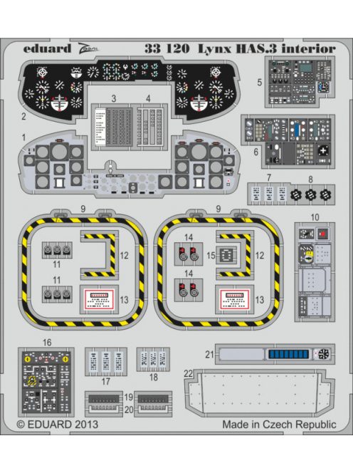 Eduard - Lynx Has.3 Interior S.A. for Revell