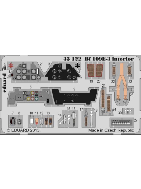 Eduard - Bf 109E-3 Interior S.A. for Cyber Hobby 