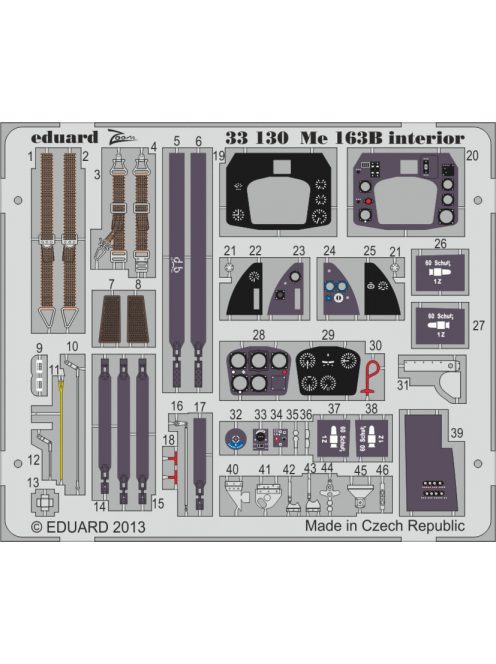 Eduard - Me 163B interior S.A. for Meng 