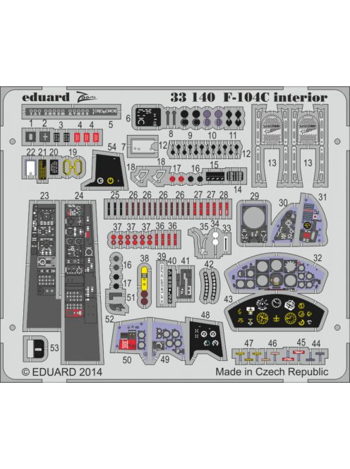 Eduard - F-104C Inerior S.A. for Italeri 