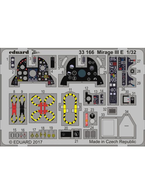 Eduard - Mirage III E for Italeri 