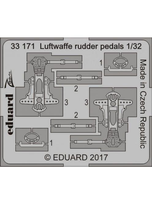 Eduard - Luftwaffe Rudder Pedals 