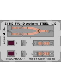 Eduard - F4U-1D Seatbelts Steel for Tamiya