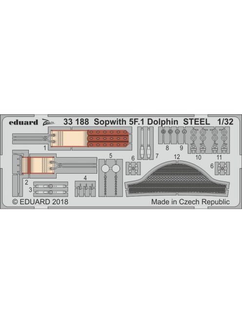 Eduard - Sopwith 5 F.1 Dolphin Steel for Wingnutwing 