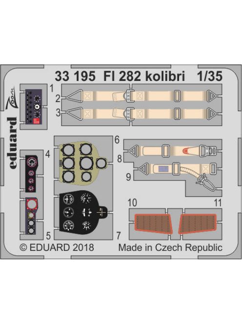 Eduard - Fi 282 Kolibri for Miniart 