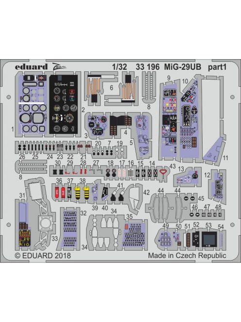 Eduard - Mig-29Ub for Trumpeter