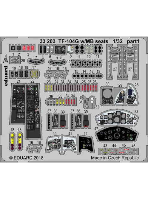 Eduard - Tf-104G W/Mb Seats for Italeri 