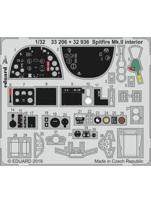 Eduard - Spitfire Mk.II Interior for Revell