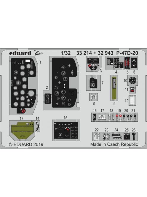 Eduard - P-47D-20 for Trumpeter