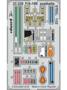 Eduard - F/A-18E Seatbelts Steel for Revell