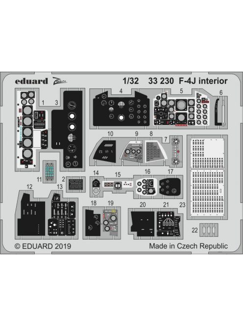 Eduard - F-4J Interior for Tamiya