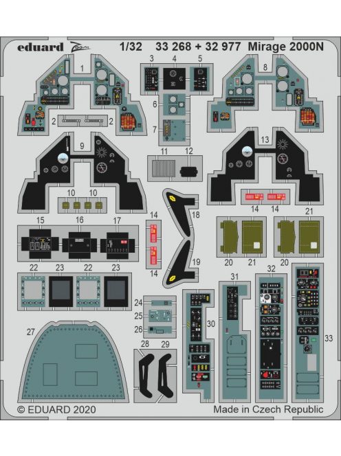 Eduard - Mirage 2000N for Kitty Hawk