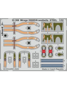 Eduard - Mirage 2000D/N seatbelts STEEL for Kitty Hawk