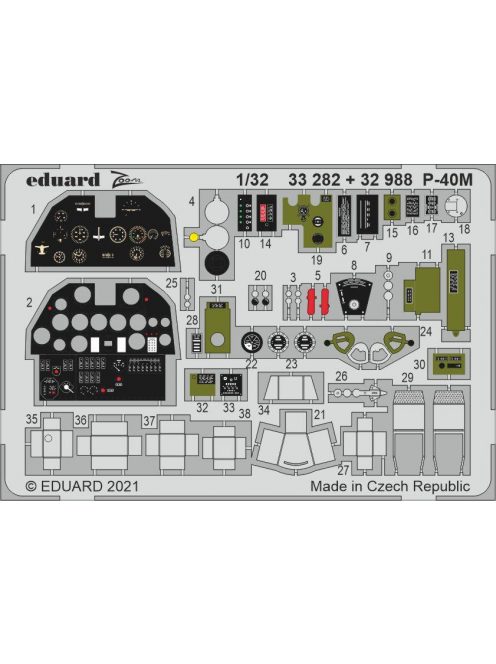 Eduard - P-40M for TRUMPETER