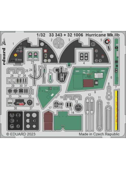 Eduard - Hurricane Mk.IIb 1/32 REVELL