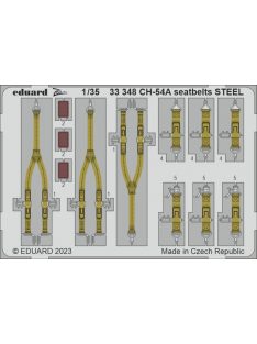 Eduard - CH-54A seatbelts STEEL 1/35 ICM