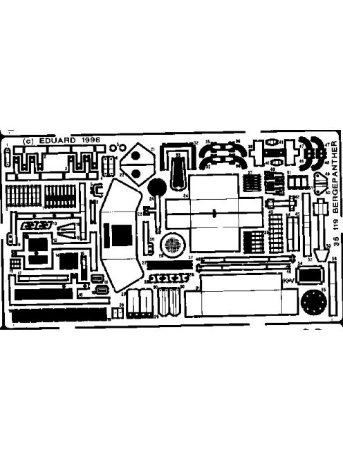 Eduard - Bergepanther Detail 