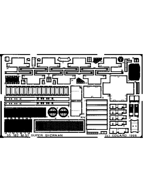 Eduard - M51 Super Sherman Detail